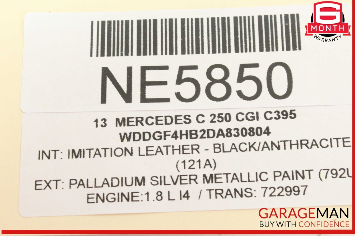 12-14 Mercedes W204 C250 CGI Front Left Dash AC Air Vent Grille 2048306754 OEM