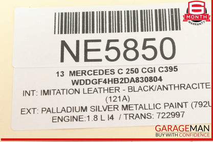 12-14 Mercedes W204 C250 CGI Front Left Dash AC Air Vent Grille 2048306754 OEM