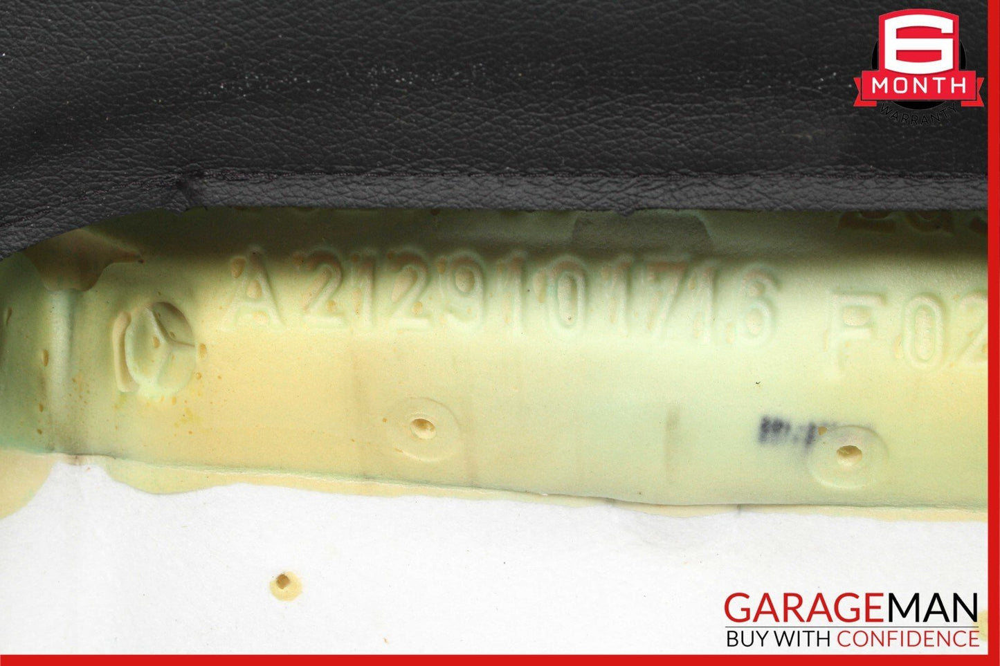 10-16 Mercedes W212 E550 E400 E300 Front Right Top Upper Seat Cushion Black
