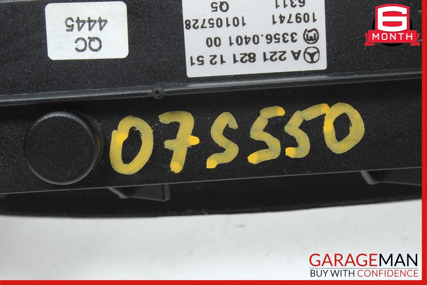 07-13 Mercedes W221 S550 CL550 Dashboarrd Instrument Cluster Dash Control Switch
