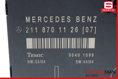 03-09 Mercedes W211 E350 E550 Front Left Driver Side Door Control Module Unit
