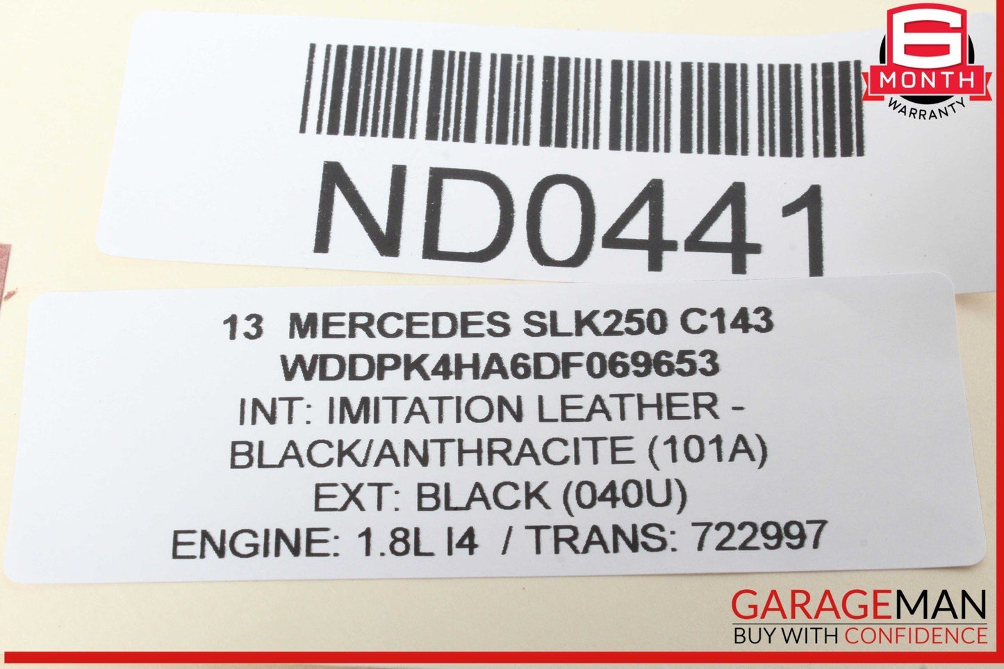12-20 Mercedes R172 SLK250 Rear Left / Right Rearward Tie Rod Control Arm OEM