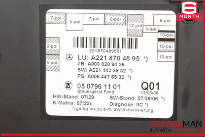 07-13 Mercedes W221 S550 Rear Right or Left Side Door Control Module Unit OEM