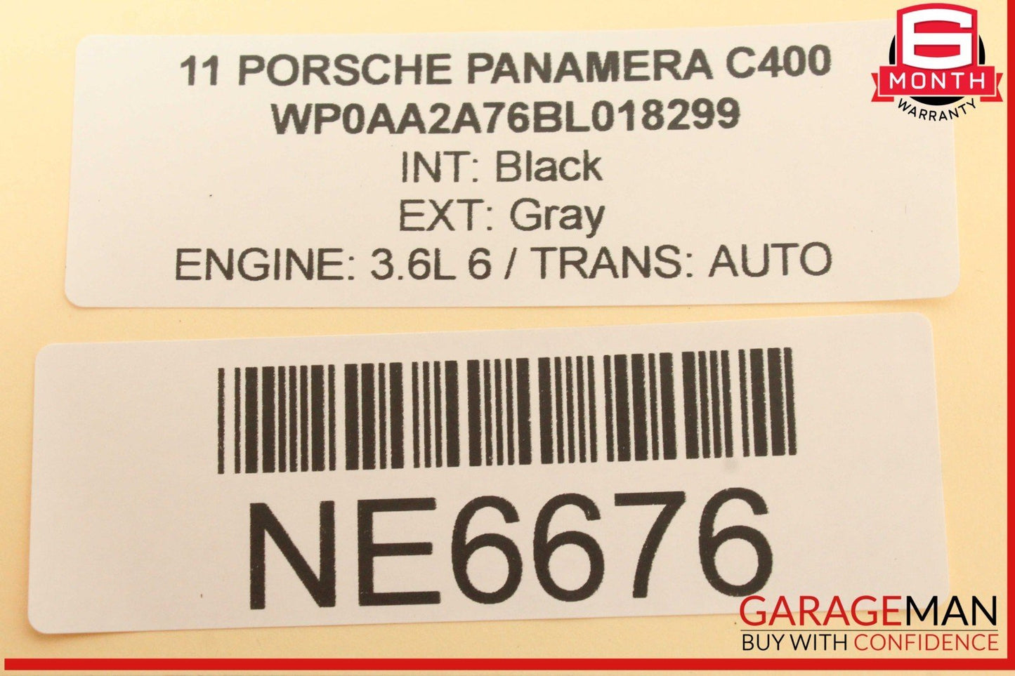 10-16 Porsche Panamera 970 Front Right or Left Seat Memory Control Module OEM