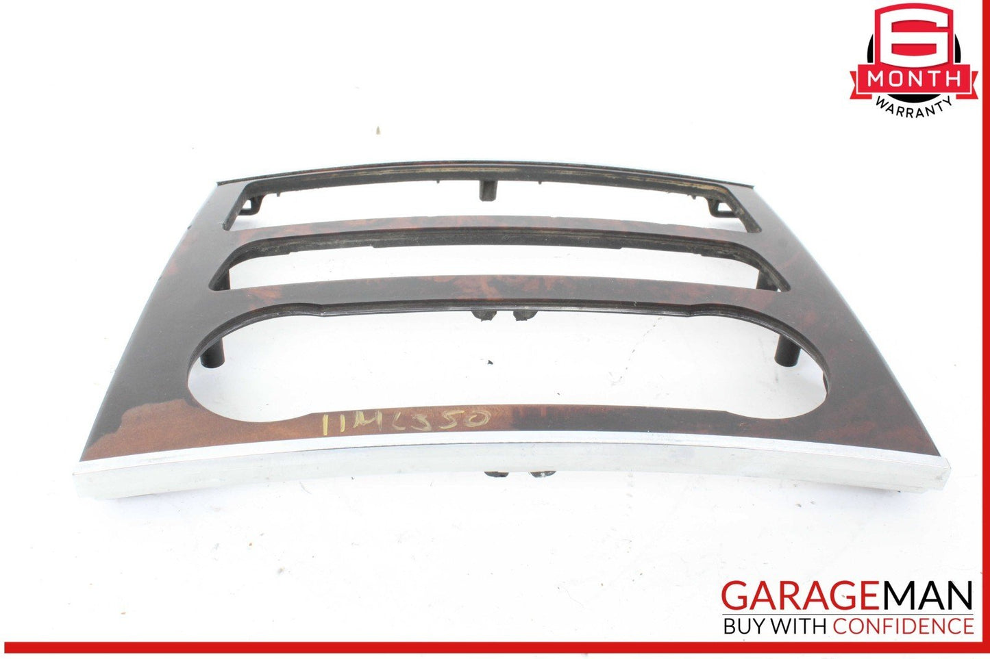 06-12 Mercedes W164 ML350 4MATIC Center Console Control Trim Panel Wood Bezel