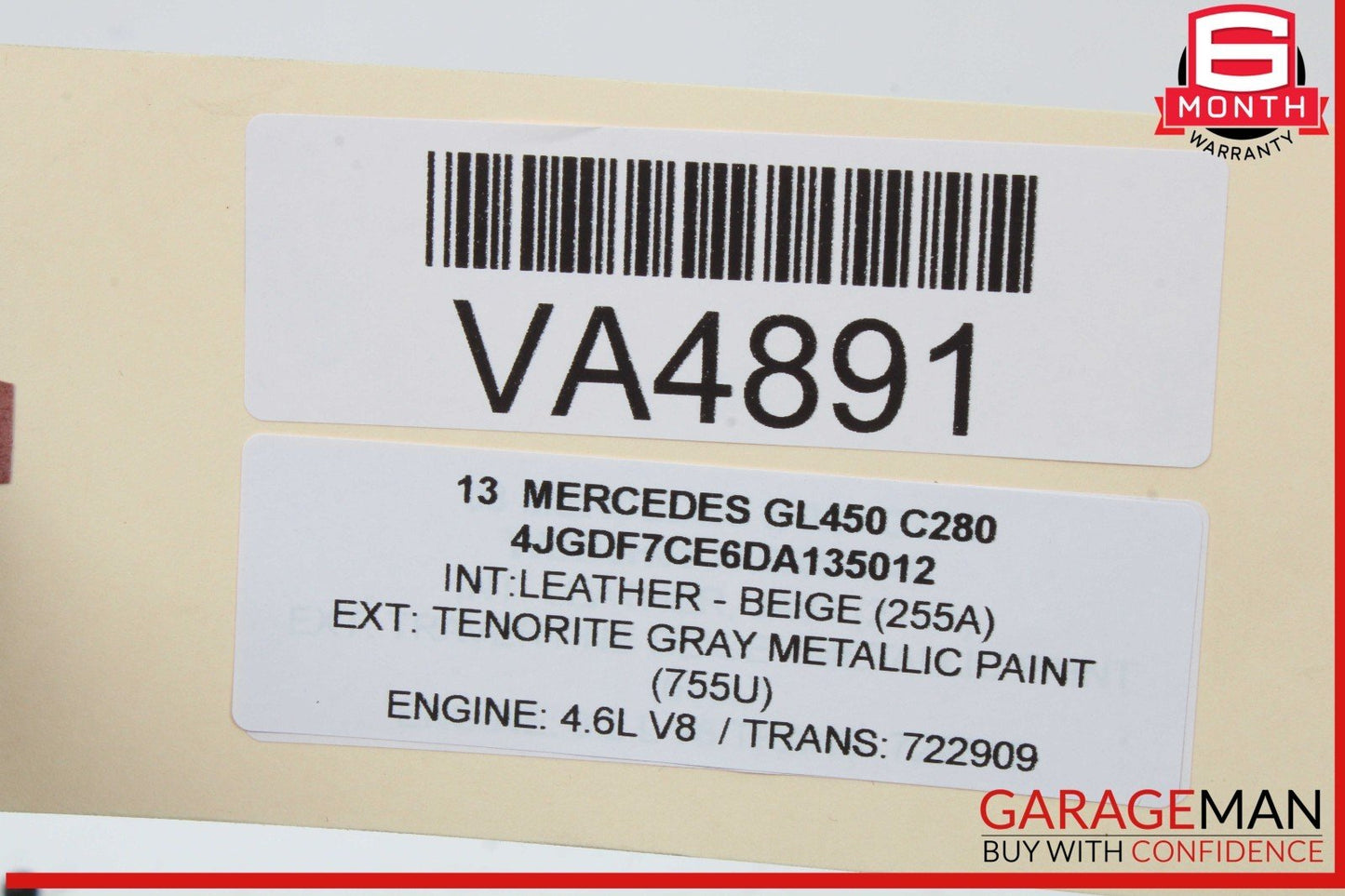 12-16 Mercedes X166 GL450 GL550 ECU ECM Engine Computer Control Module Unit OEM