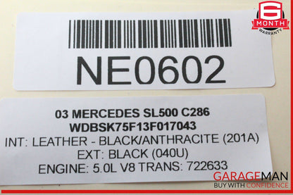 03-06 Mercedes R230 SL500 S55 Communication Voice Control Module 2038200885 OEM