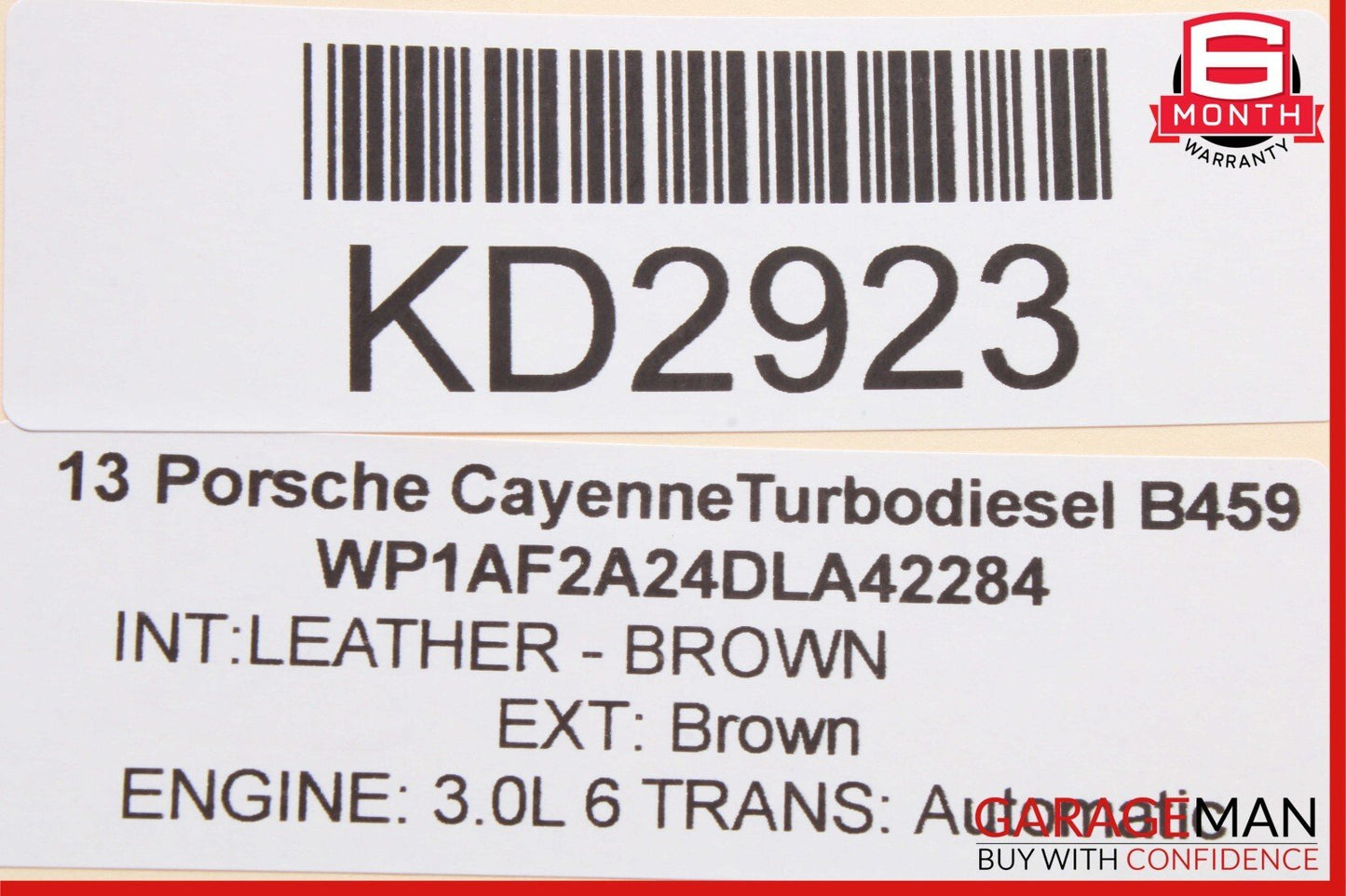 13-18 Porsche Cayenne 958 Rear Right / Left Side Door Control Module Unit OEM