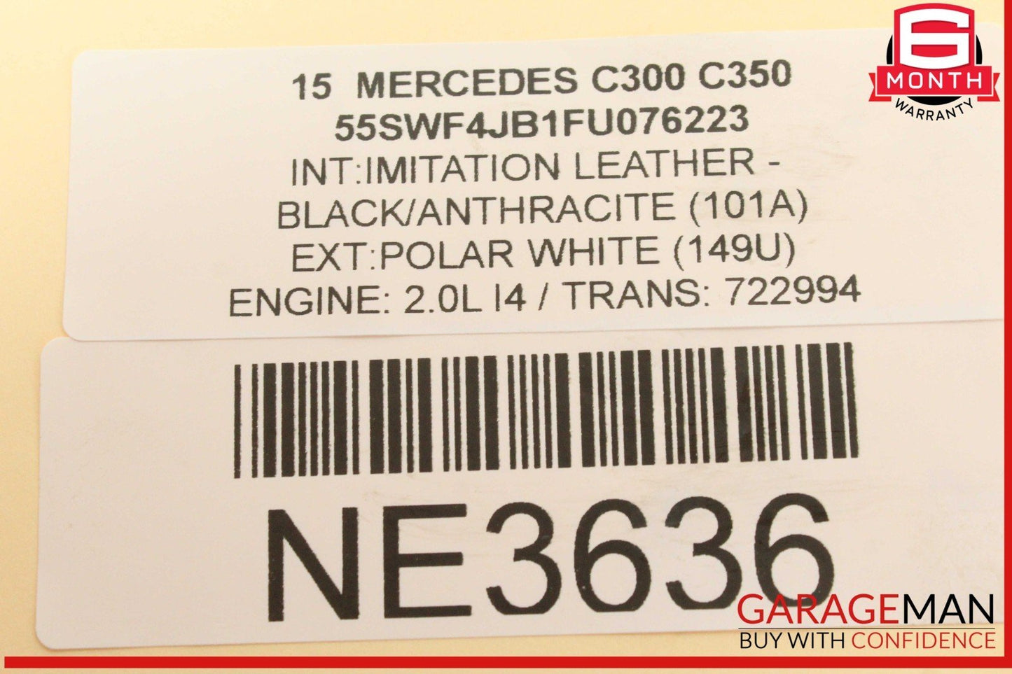 15-20 Mercedes W205 C300 Rear Left or Right Suspension Lower Control Arm OEM