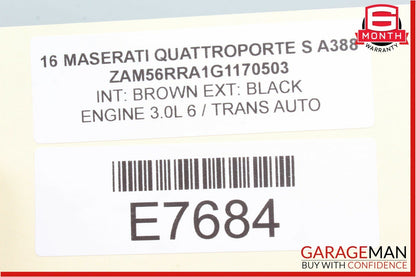 14-18 Maserati Quattroporte Complete Door Sound Audio Speaker Set of 4 Pc OEM