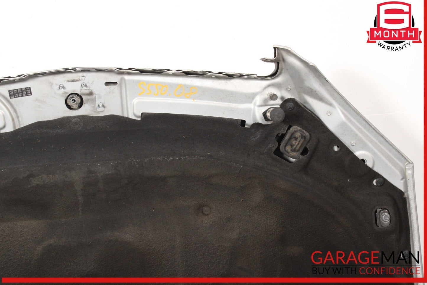 07-13 Mercedes W221 S550 S400 Front Hood Bonnet Cover Panel Assembly Silver OEM