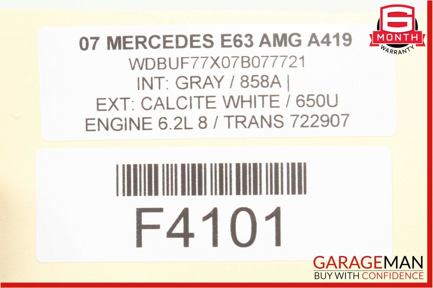 03-09 Mercedes W211 E500 E63 AMG Rear Right Exterior Door Handle Keyless Go OEM