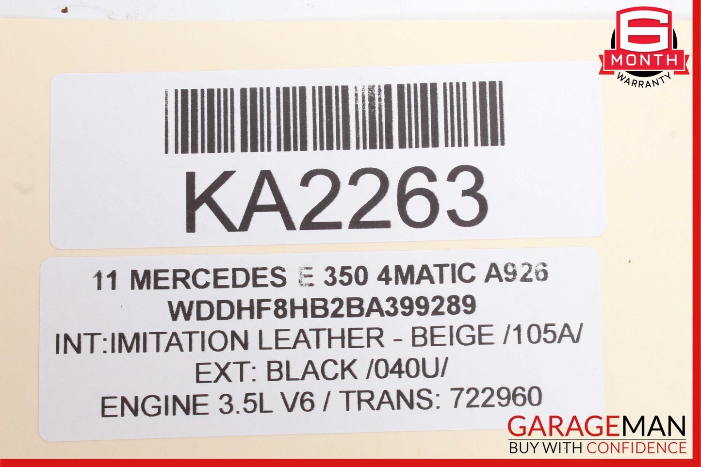 10-13 Mercedes W212 E350 E550 Sedan Trunk Lid Tailgate Handle Trim Black OEM