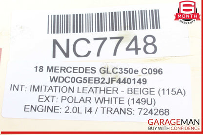 16-22 Mercedes X253 GLC350e GLC300 Front Left Side Spindle Knuckle Wheel Hub OEM