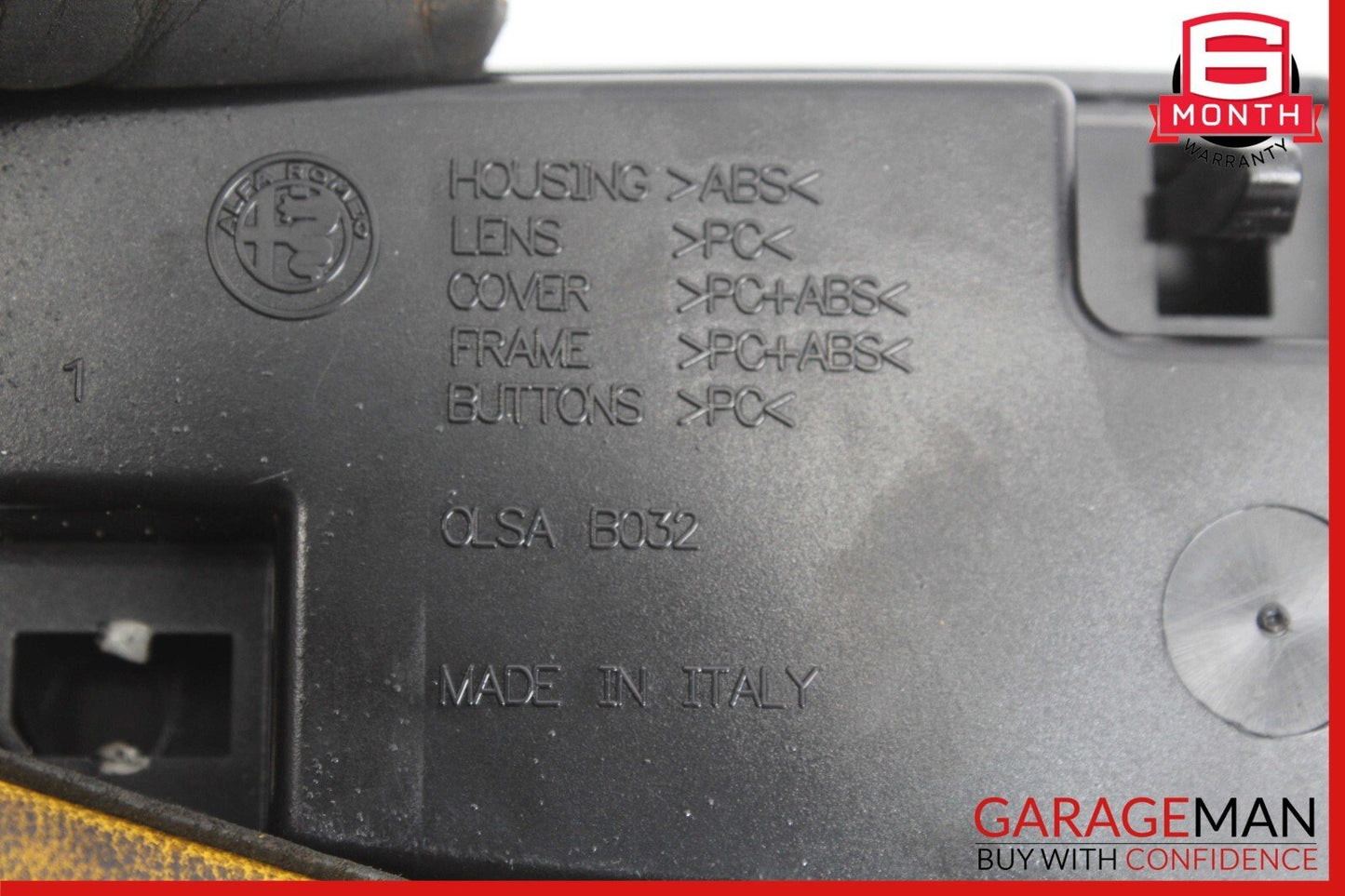 17-23 Alfa Romeo Giulia Stelvio Rear Overhead Reading Dome Light Lamp OEM