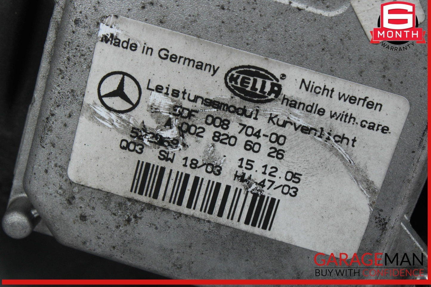 06-11 Mercedes W219 CLS500 Front Left Driver Side Headlight Lamp Xenon OEM
