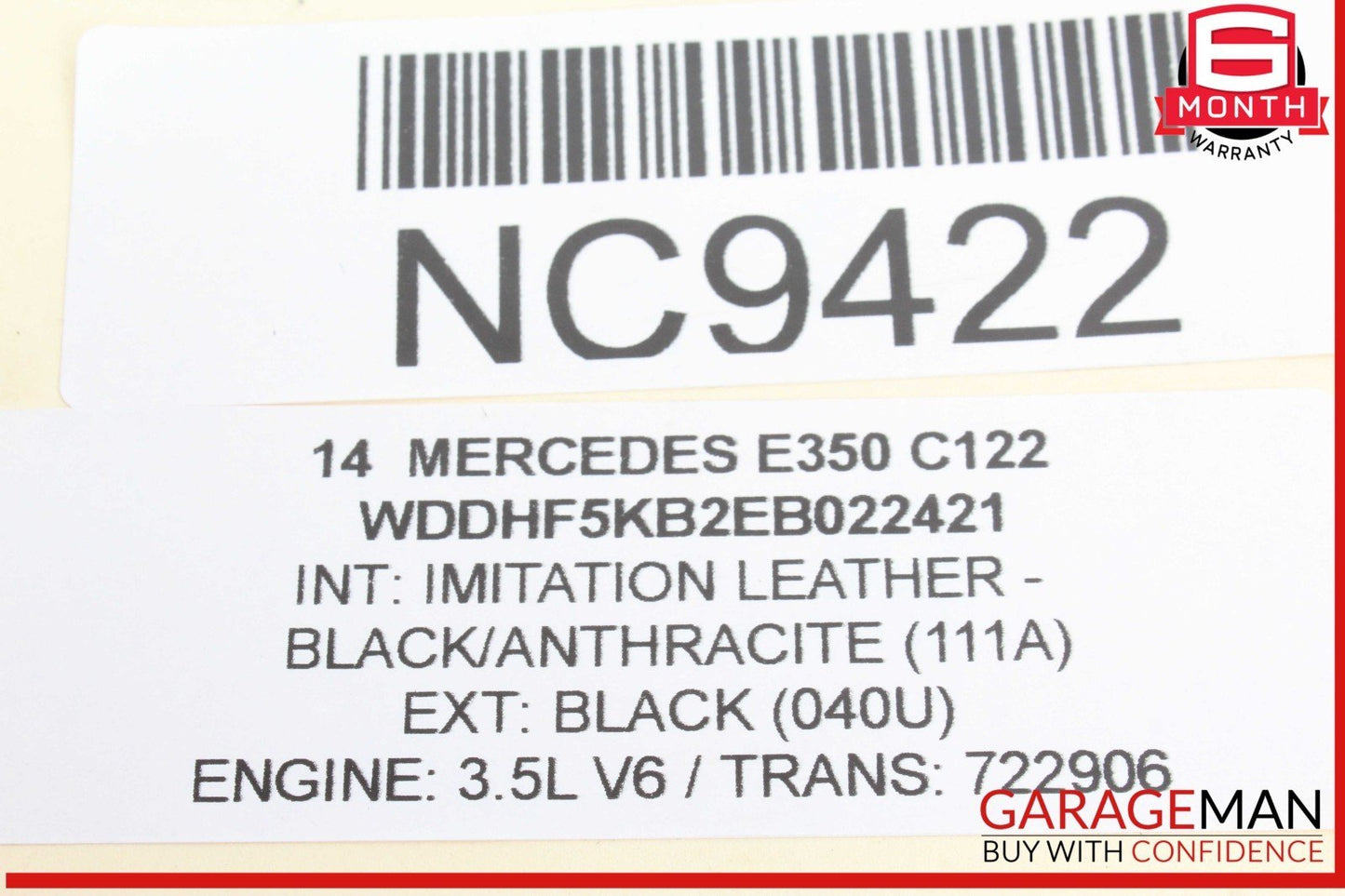 10-16 Mercedes W212 E350 Front Right Passenger Side Top Upper Control Arm OEM