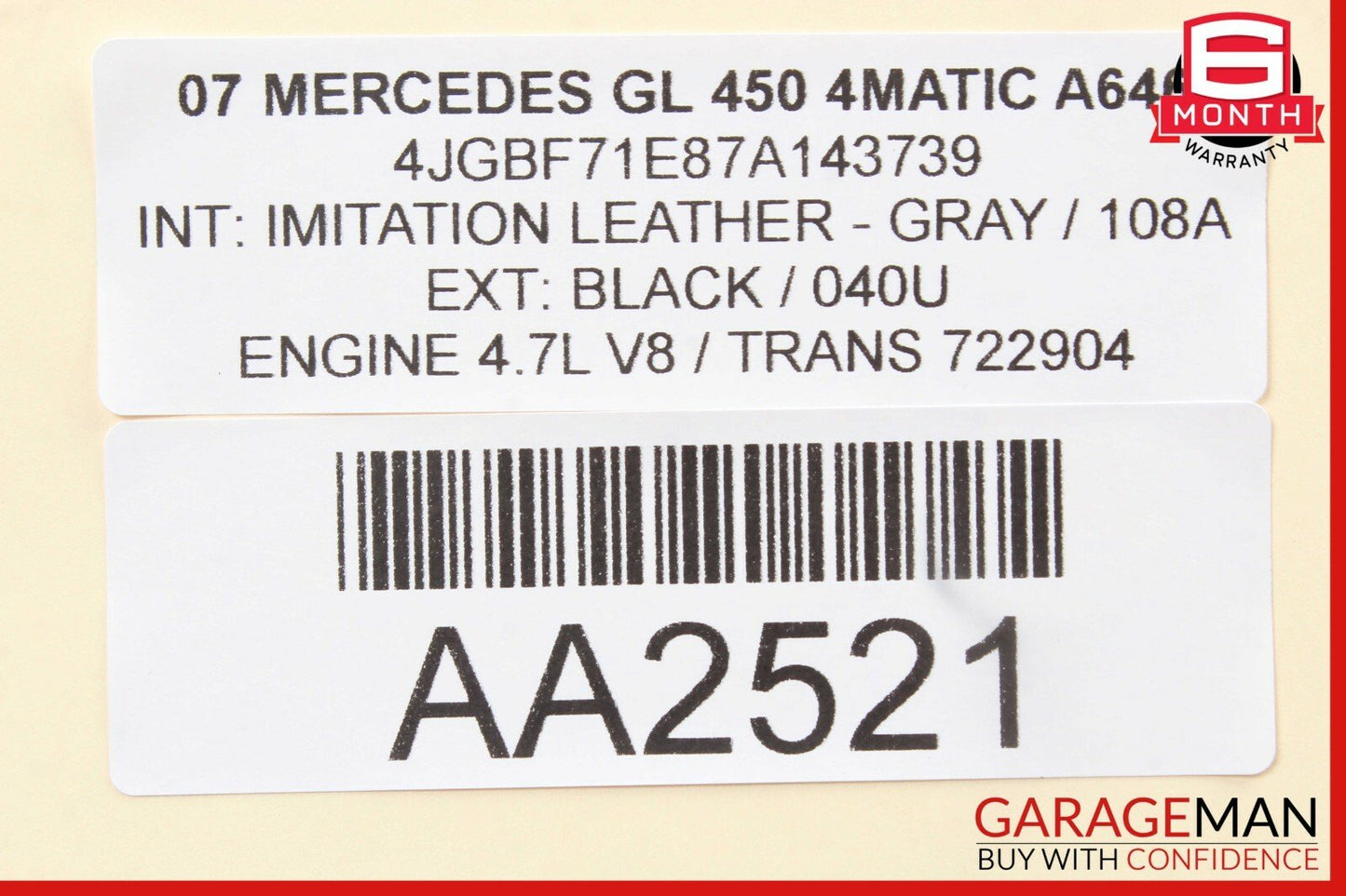 06-12 Mercedes CLS500 CL550 E350 GL450 Front Left Side Bumper Fog Light Lamp