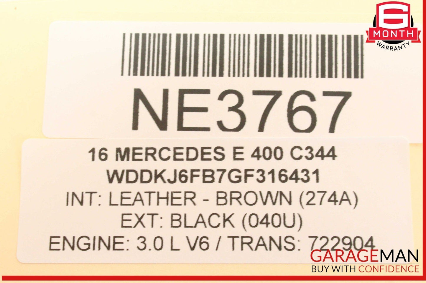 14-16 Mercedes W212 E400 E350 Park Parking Assist Control Module 0009003706 OEM