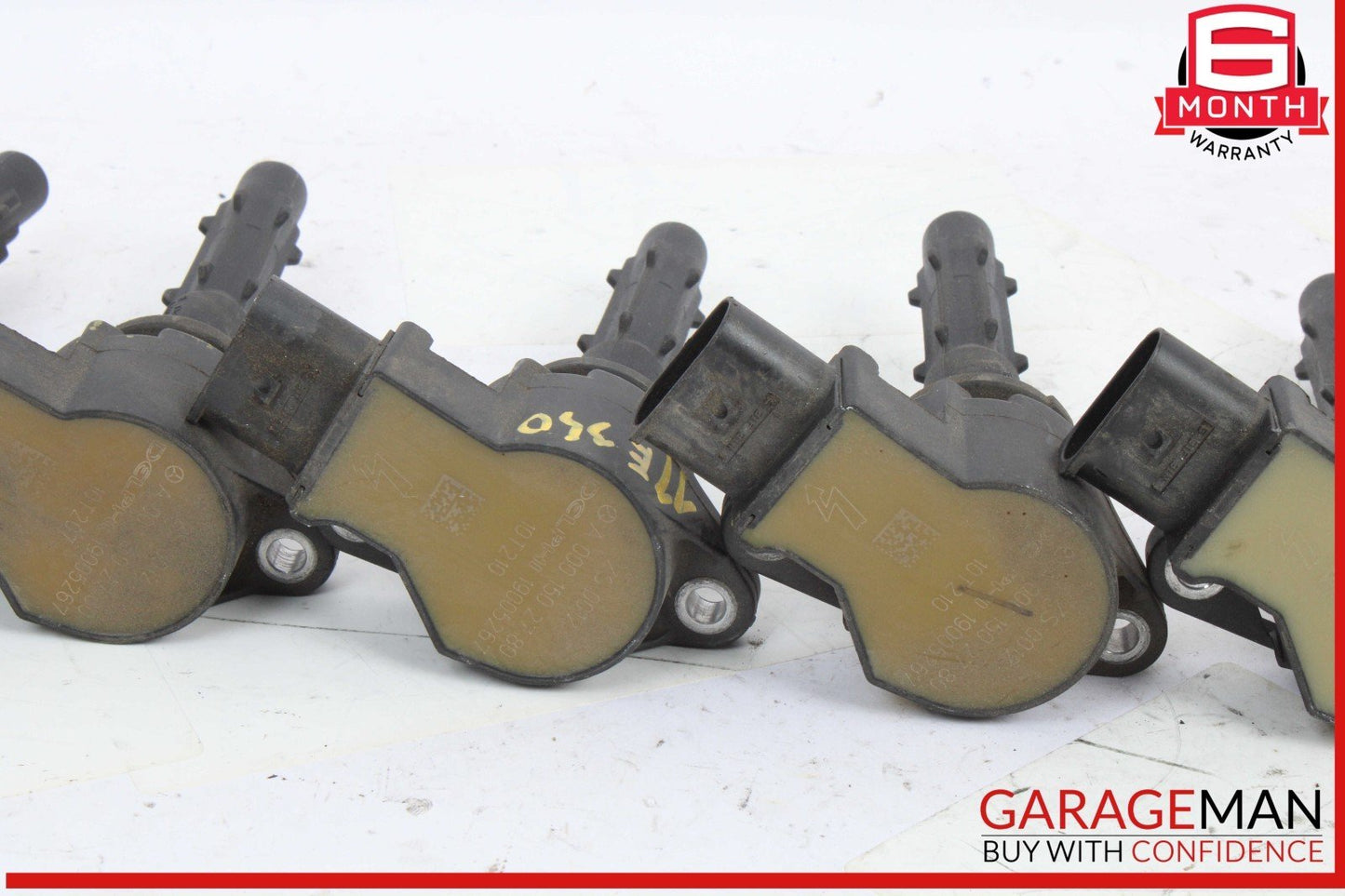 07-14 Mercedes W212 E350 ML350 Ignition Coil Coils Set of 6 0001502780 OEM