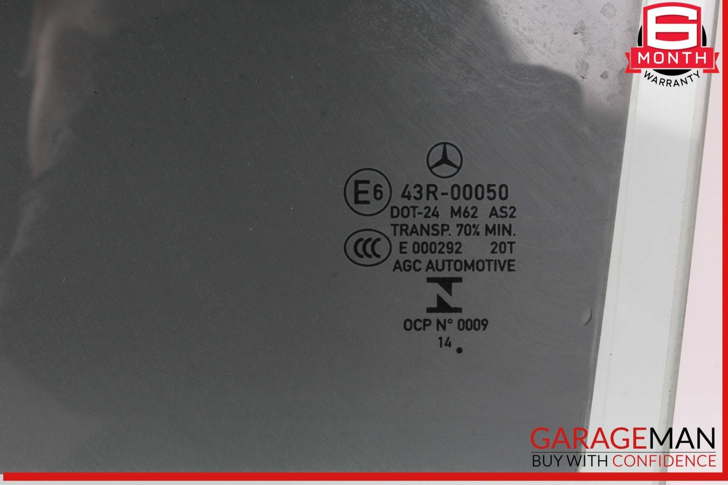14-18 Mercedes W117 CLA250 Rear Left Driver Side Door Window Glass OEM