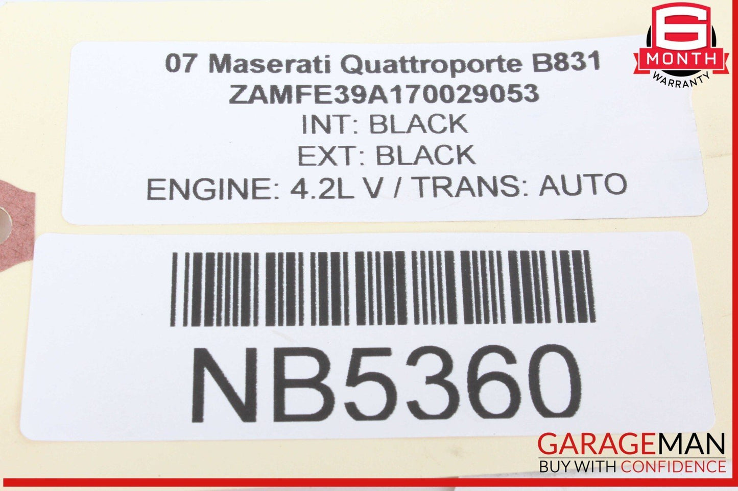 03-13 Maserati Quattroporte M139 Front Left Driver Side Exterior Door Handle OEM