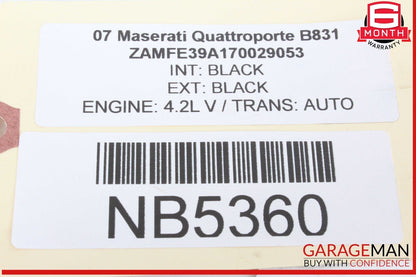 03-13 Maserati Quattroporte M139 Front Left Driver Side Exterior Door Handle OEM