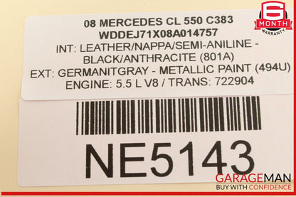 07-10 Mercedes W216 CL550 S550 CL600 Bluetooth Communication Control Module Unit