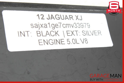 10-15 Jaguar XJ Top Upper Sunroof Sun Roof Glass Panel OEM