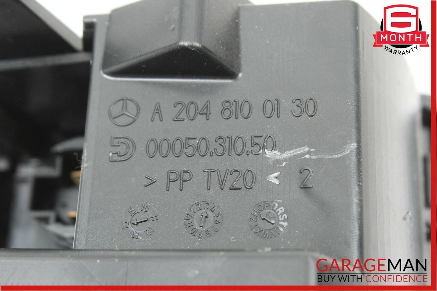 08-14 Mercedes W204 C250 Rear Center Console Ashtray Ash Tray Compartment Black