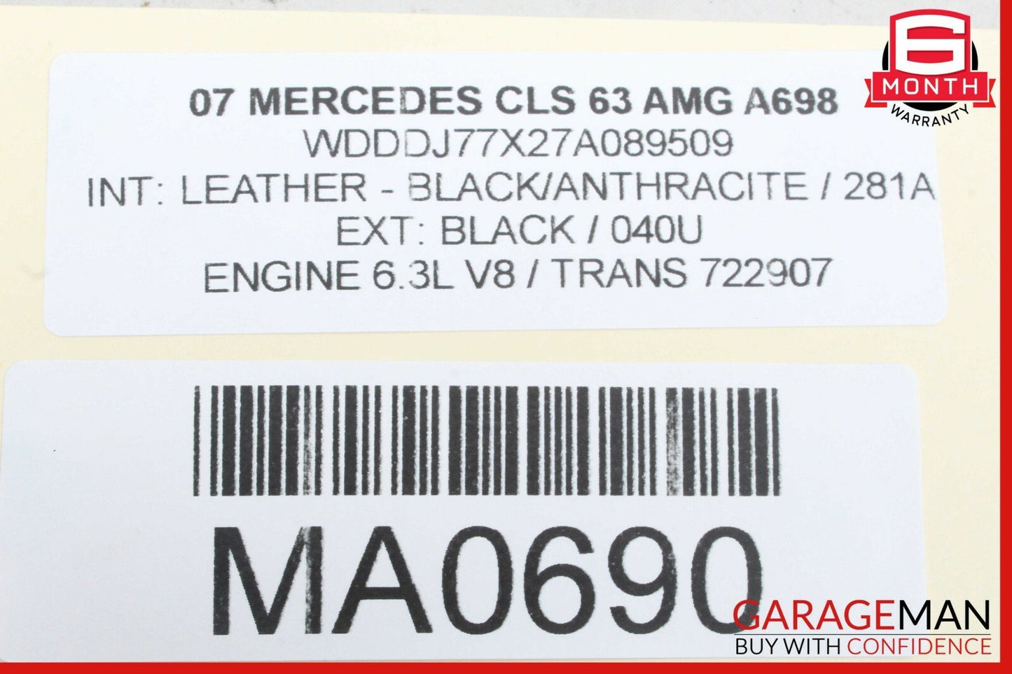 06-11 Mercedes W219 CLS63 A/C AC Temperature Heater Climate Control Switch OEM