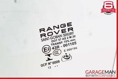 12-19 Range Rover Evoque L538 Front Left Driver Side Door Window Glass OEM