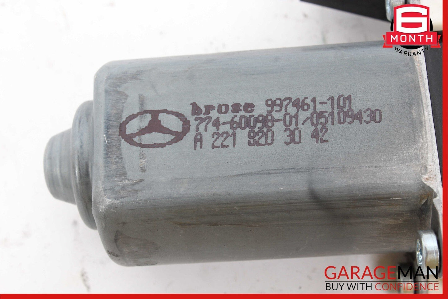 07-13 Mercedes W221 S400 S550 S63 AMG Rear Right Window Regulator Motor Unit