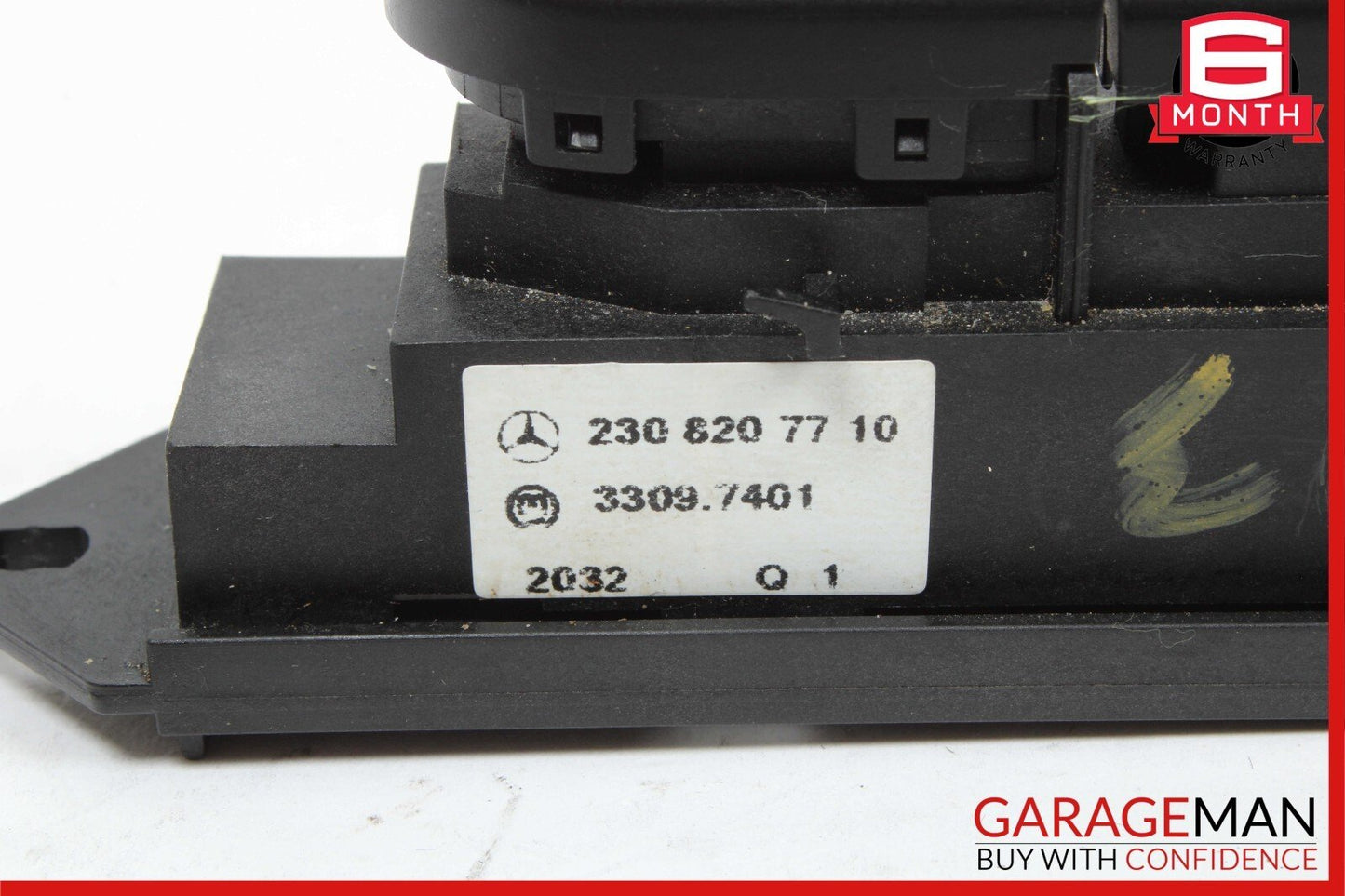 03-08 Mercedes R230 SL500 Right Side Center Console ESP Off Blank Filler Switch