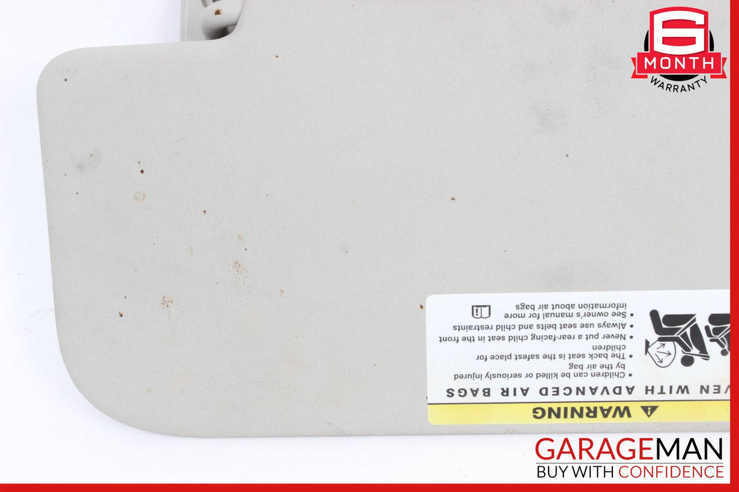 06-12 Mercedes X164 GL450 ML450 Front Right Side Sun Visor Sunvisor Shade Gray