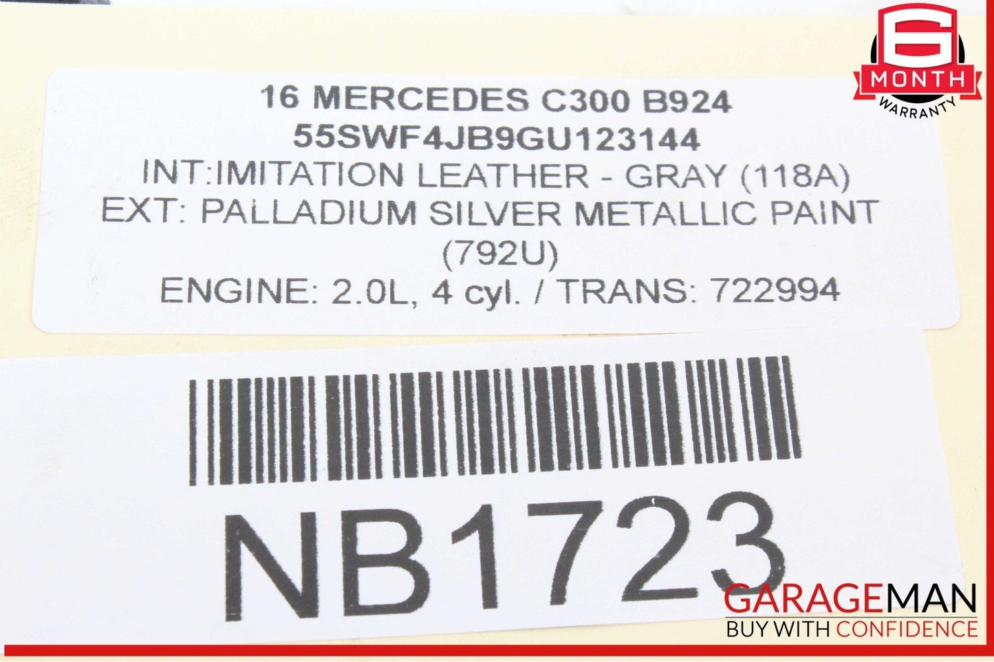 15-18 Mercedes W205 C300 C400 Master Cylinder Power Brake Booster OEM