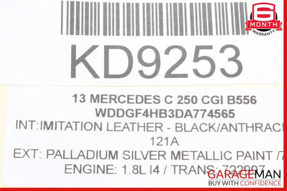 08-14 Mercedes W204 C250 C350 Front Left Side Door Control Module Unit OEM