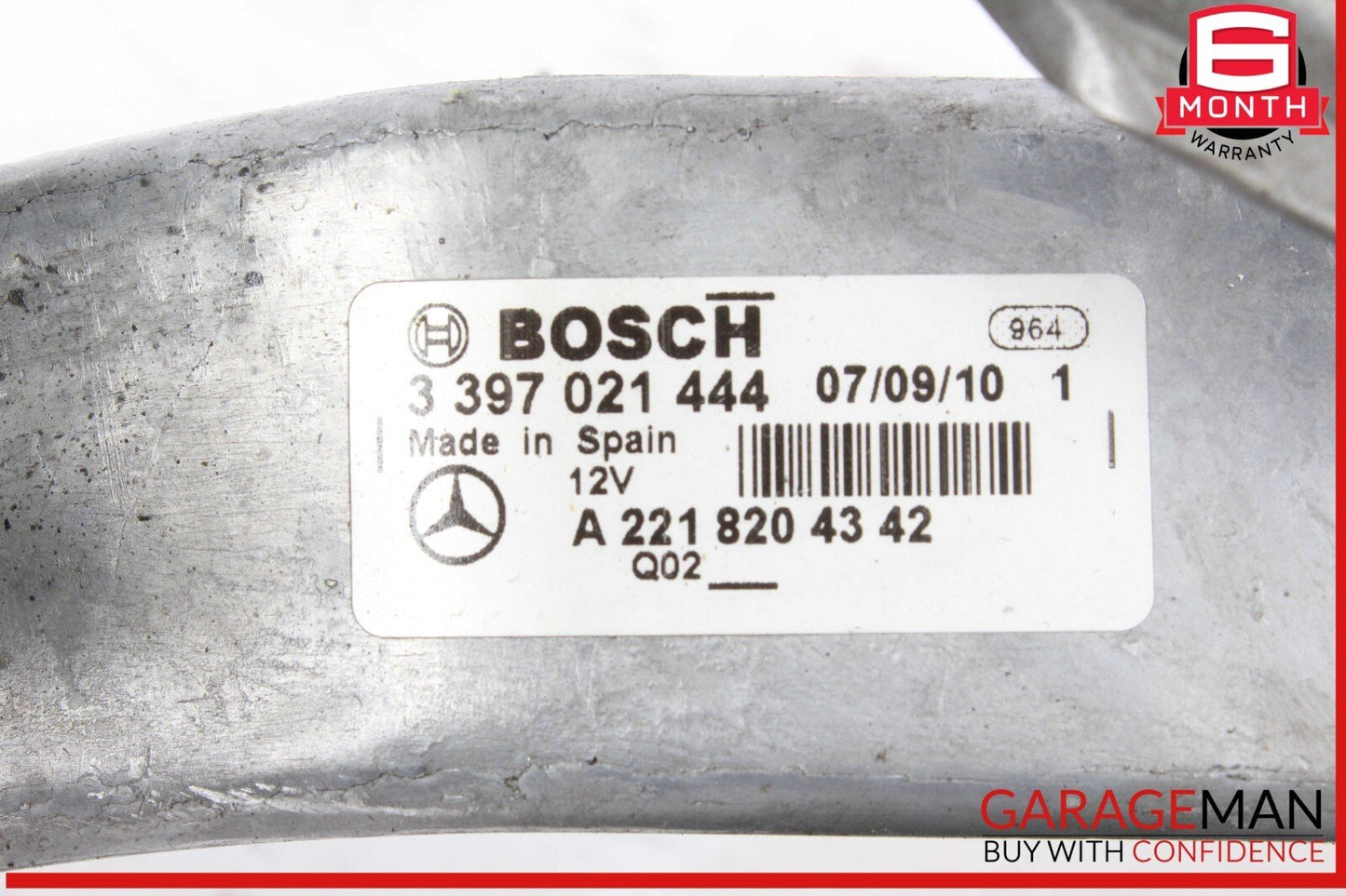 07-14 Mercedes W221 S400 CL550 Front Left Side Windshield Wiper Motor Linkage