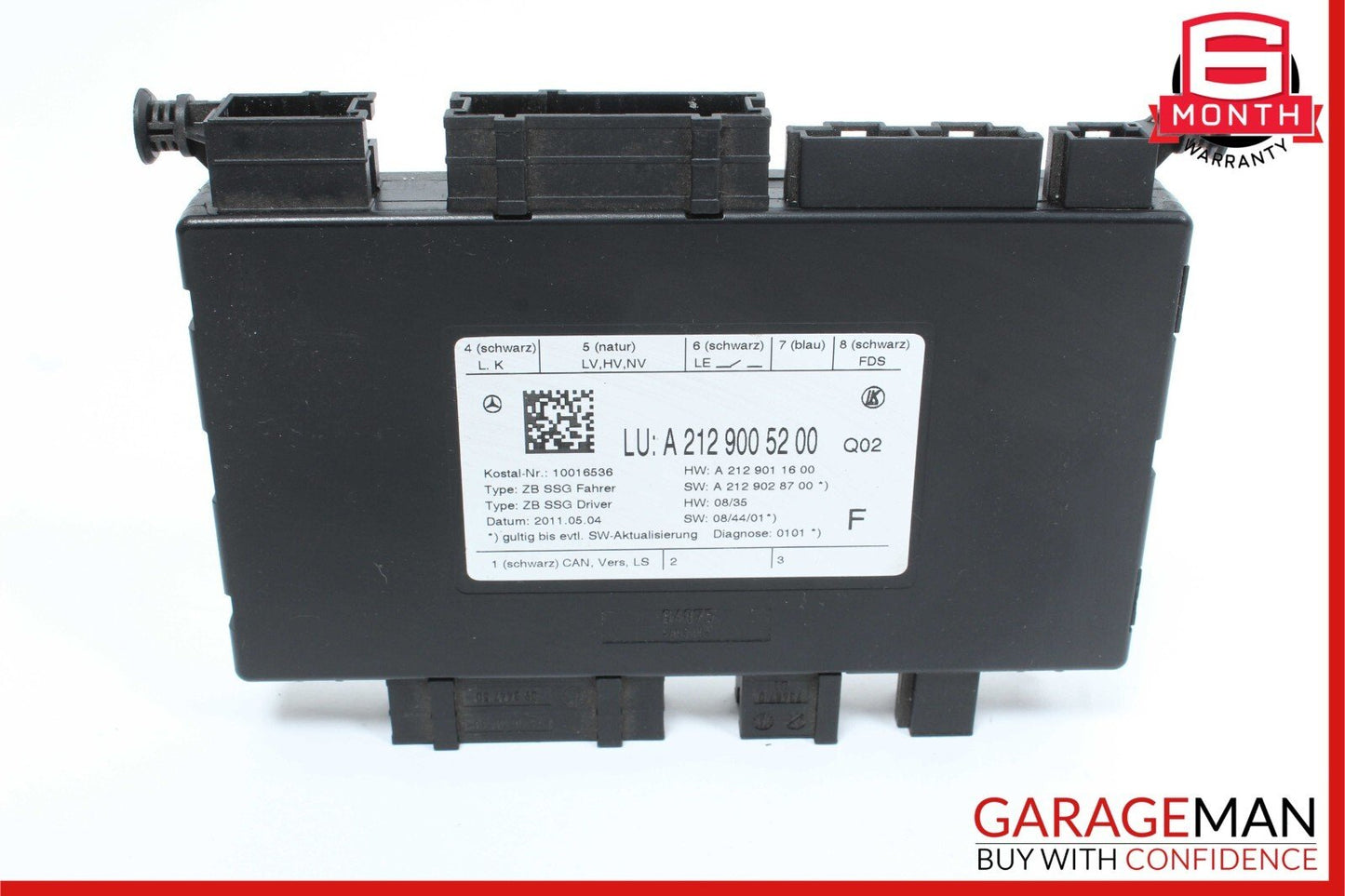 08-18 Mercedes W212 E350 SLK250 Front Left Driver Side Seat Control Module OEM