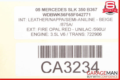 05-11 Mercedes R171 SLK350 SLK280 Front Right Side Lower Control Arm OEM