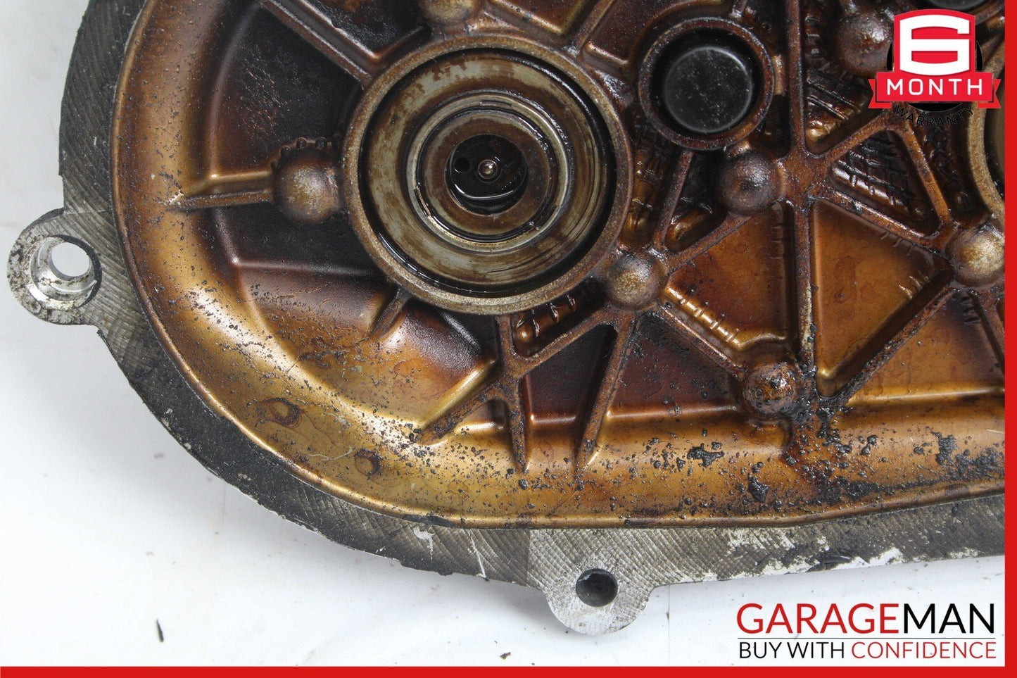 06-13 Mercedes W164 ML350 S550 Front Right Engine Timing Chain Cover Plate OEM