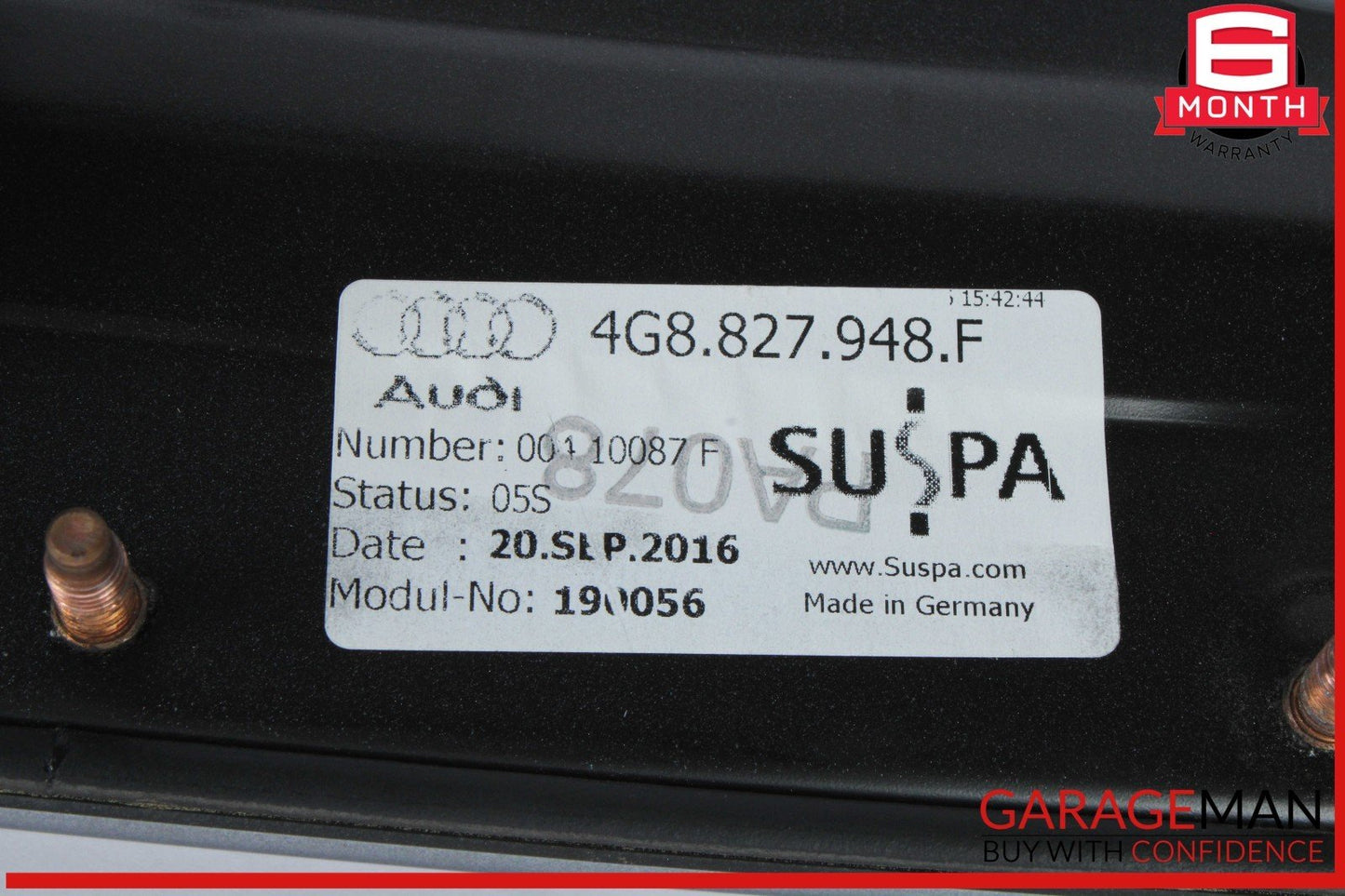 12-18 Audi A7 Quattro RS7 S7 Rear Trunk Lid Molding Spoiler Silver OEM