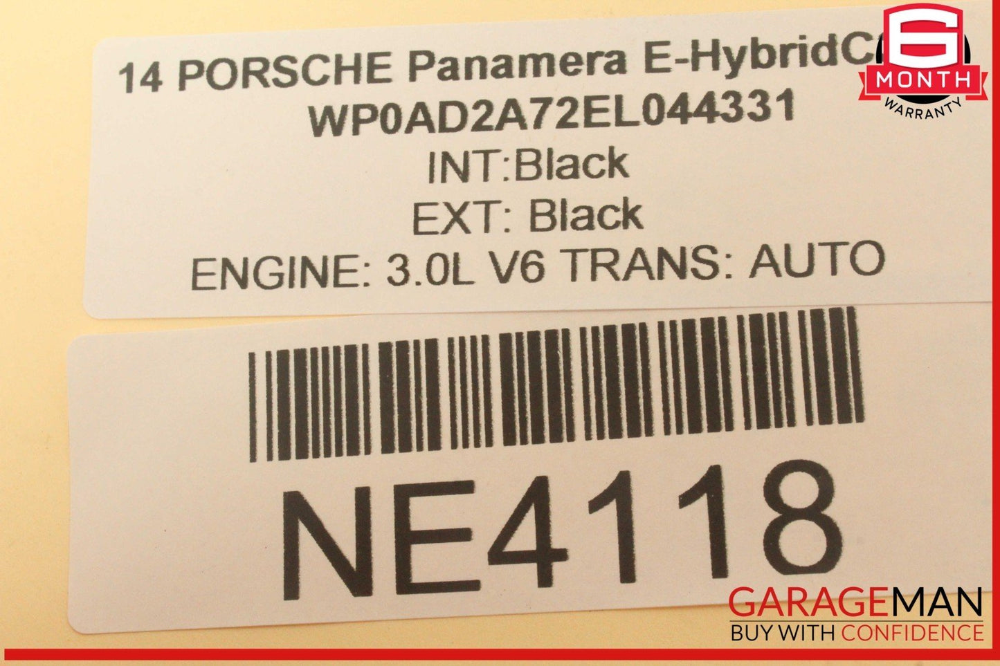 10-16 Porsche Panamera 970 E-Hybrid Rear Left or Right Side Upper Outer Arm OEM