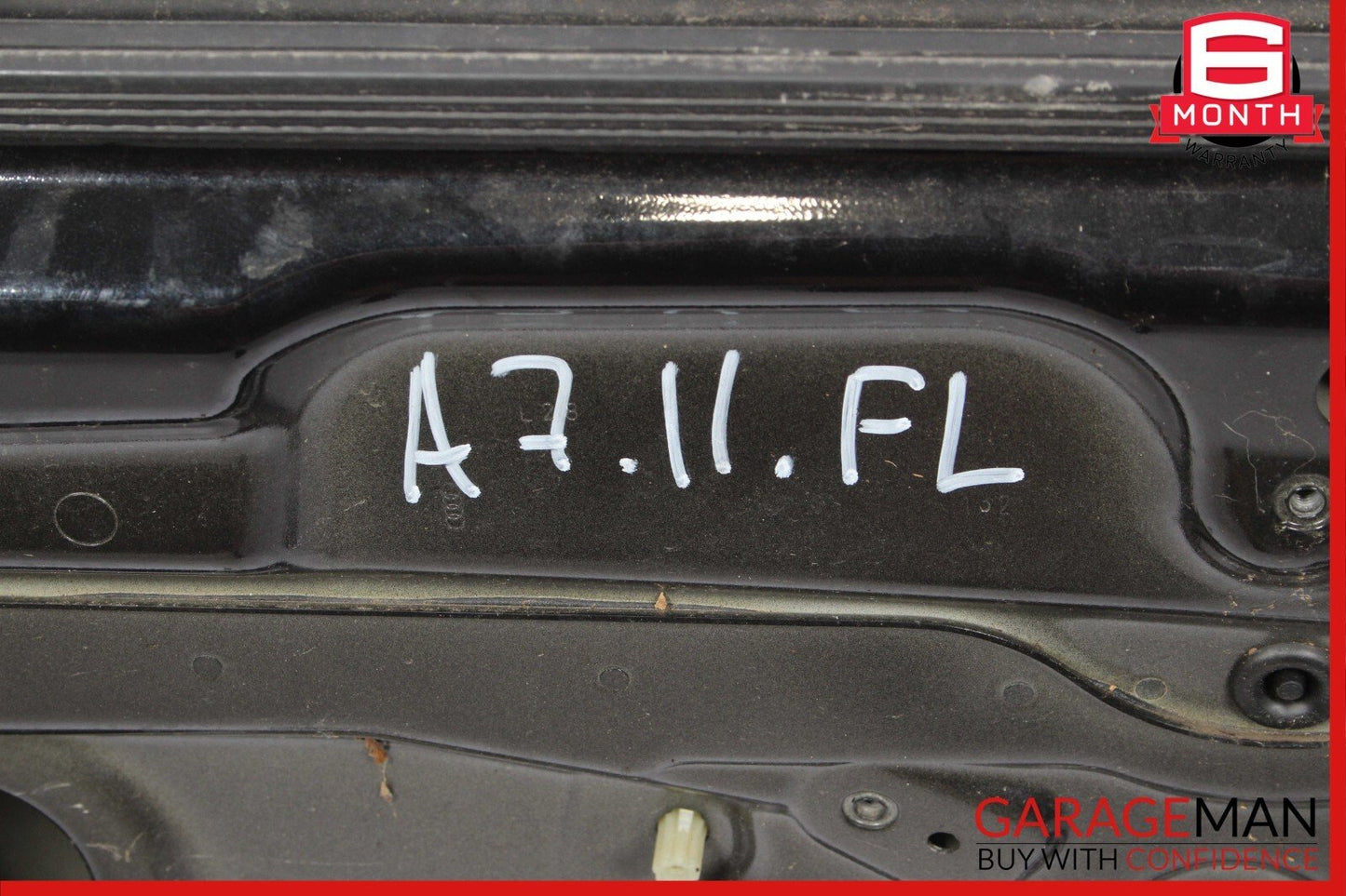 12-18 Audi A7 Front Left Driver Side Door Shell Panel Black OEM