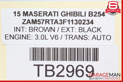 14-17 Maserati Ghibli ABS Anti Lock Brake Hydraulic Pump Module 2265106516 OEM