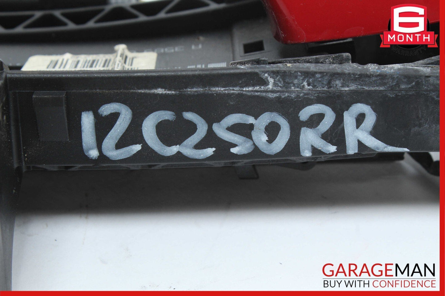08-14 Mercedes W204 C250 C300 Rear Right Side Exterior Door Handle Red OEM