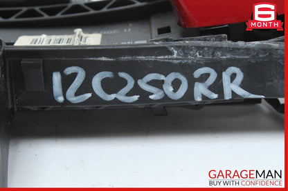 08-14 Mercedes W204 C250 C300 Rear Right Side Exterior Door Handle Red OEM