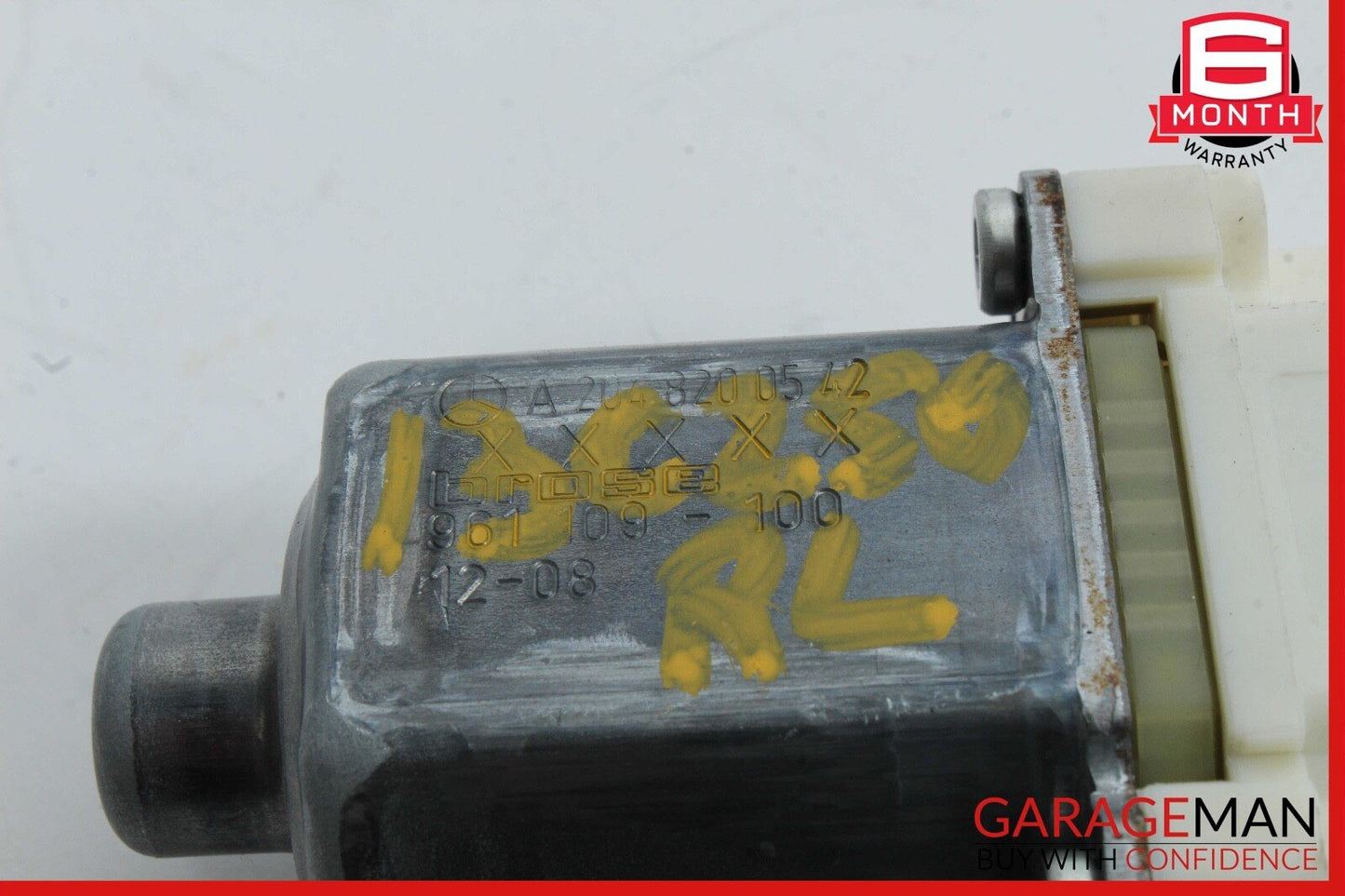 08-14 Mercedes W204 C250 Rear Left Driver Side Door Window Regulator Motor OEM