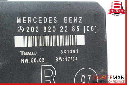 01-07 Mercedes W203 C55 AMG C230 Rear Right Side Door Control Module Unit OEM