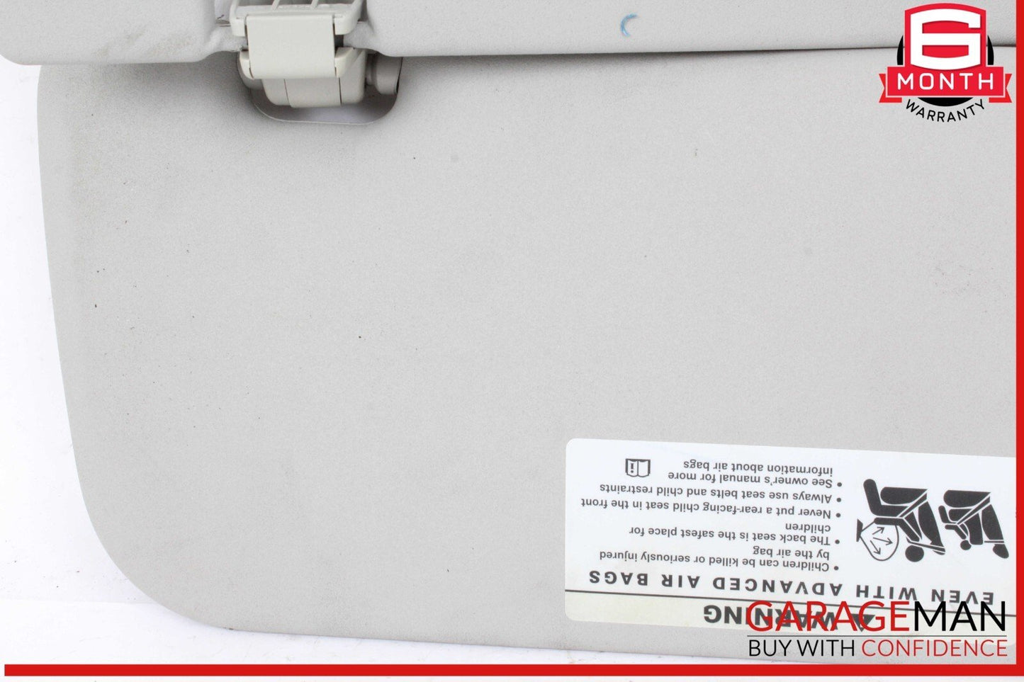 09-13 Mercedes W251 R350 4MATIC Front Left Side Sun Visor Sun Shade Gray OEM